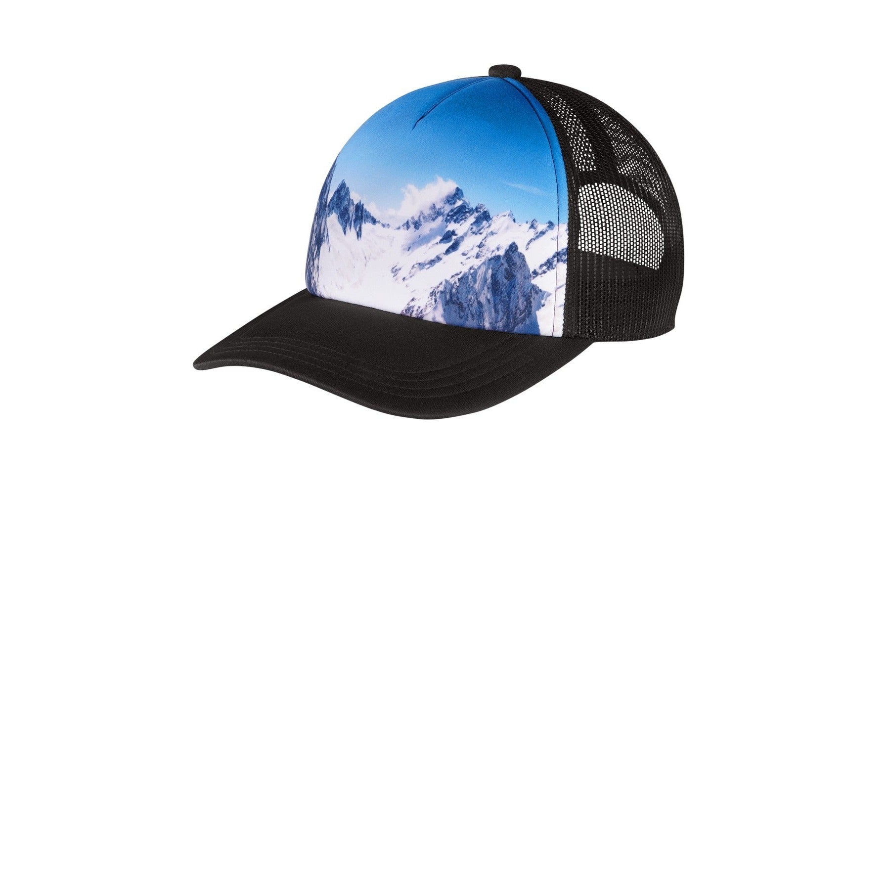 Port Authority-Port Authority ® Photo Real Snapback Trucker Cap C950-MedTech-4